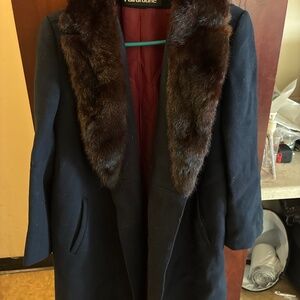 Fairbrooke wool fur coat